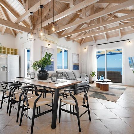Villa Hemera Ocean View Private Heated Pool Chorafakia Exterior foto