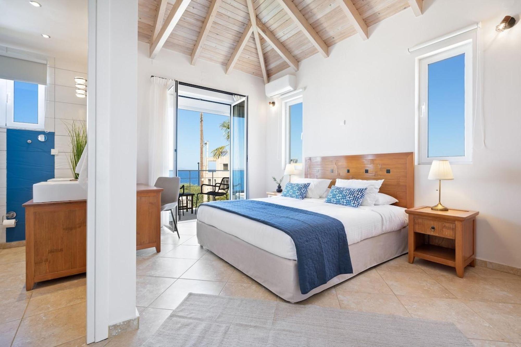 Villa Hemera Ocean View Private Heated Pool Chorafakia Exterior foto